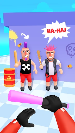 Gameplay-Screenshot 2 von Hit Master 3D - Knife Assassin - Action-Spiel